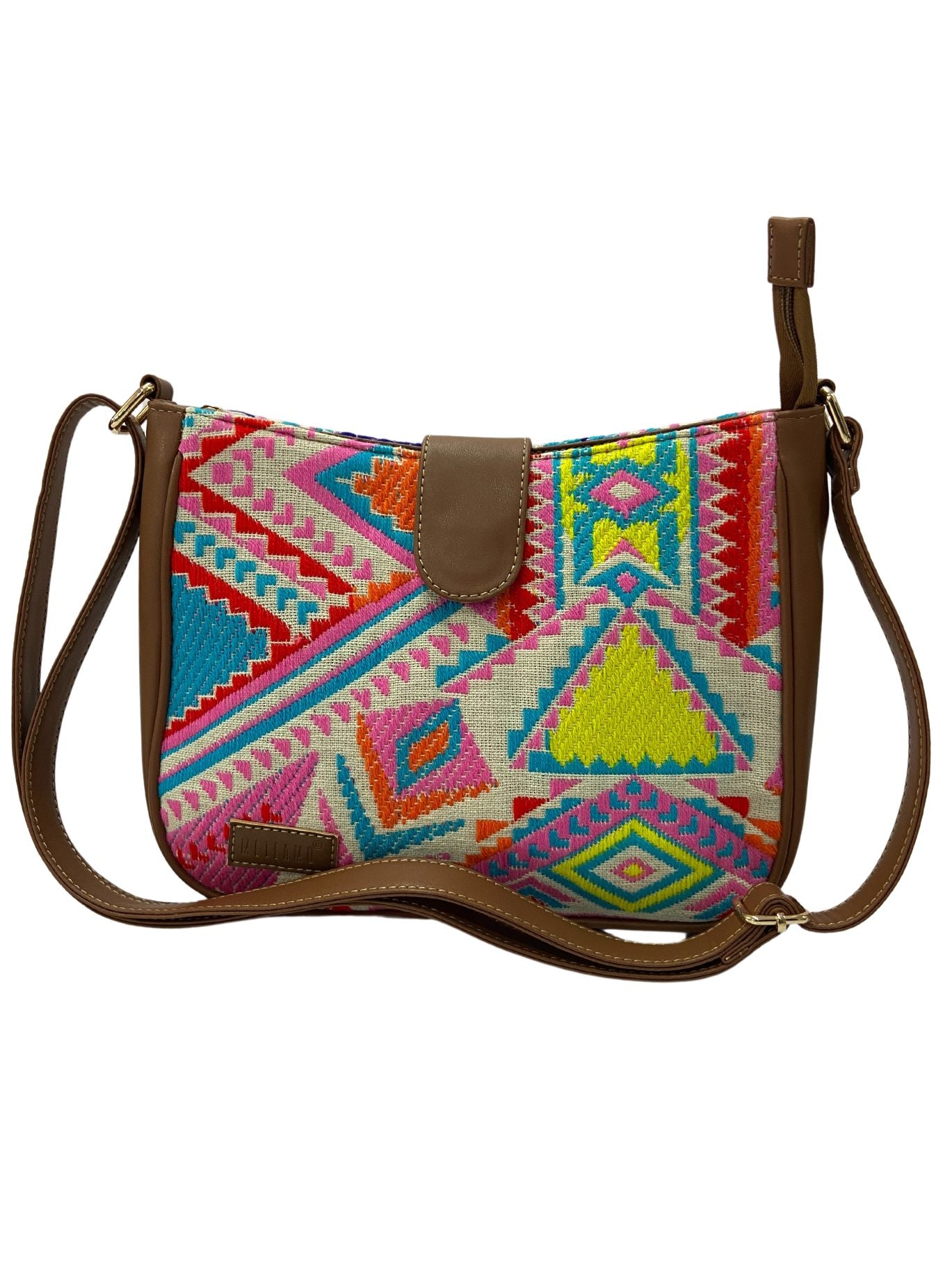 Artisan Weave Sling Bag - Rose