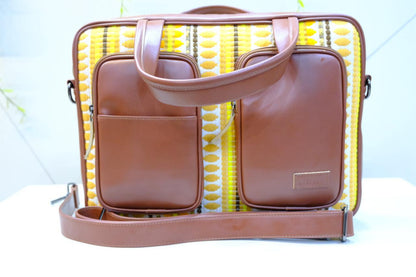 Golden Loom Laptop Bag