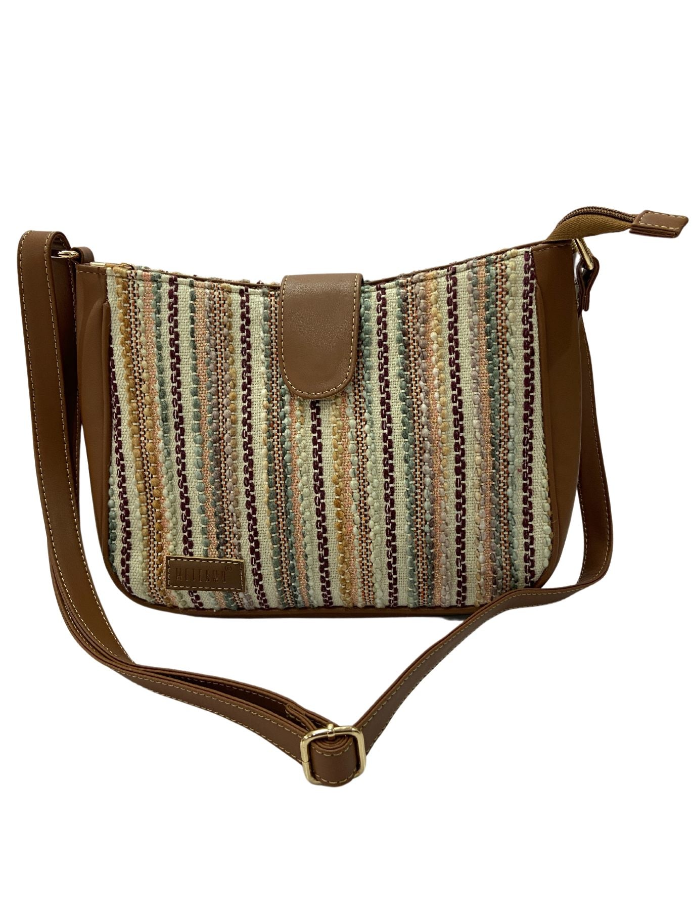 Sand Artisan Weave Handcrafted Sling Bag for Women