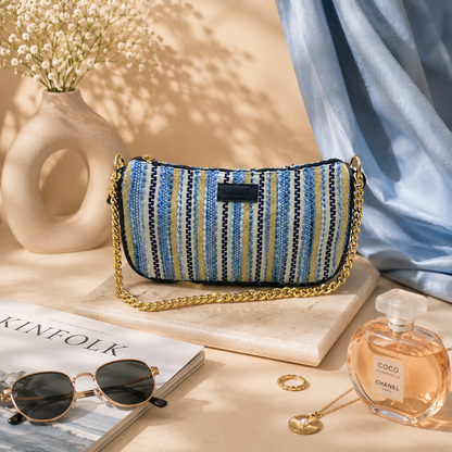 Artisan Baguette - Blue Wave - Everyday Shoulder Bag
