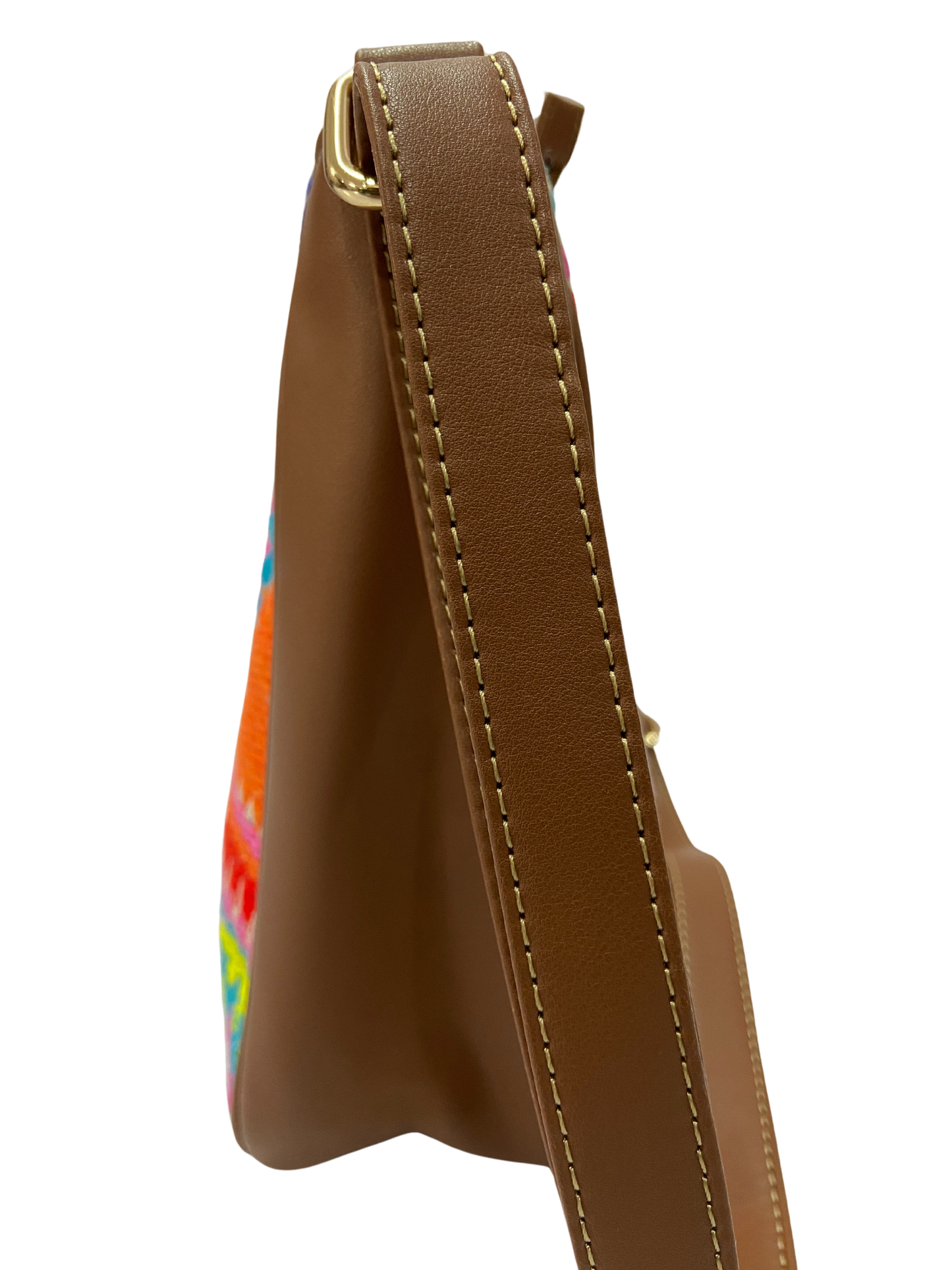 Artisan Weave Sling Bag - Rose