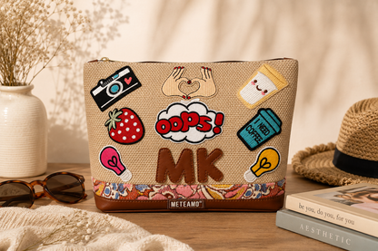 Happy Doodle- Multipurpose Utility Pouch (Customisable)