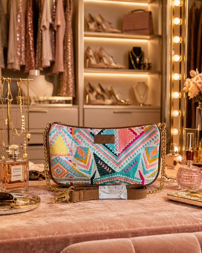 Artisan Baguette - Pink Trivia - Everyday Shoulder Bag