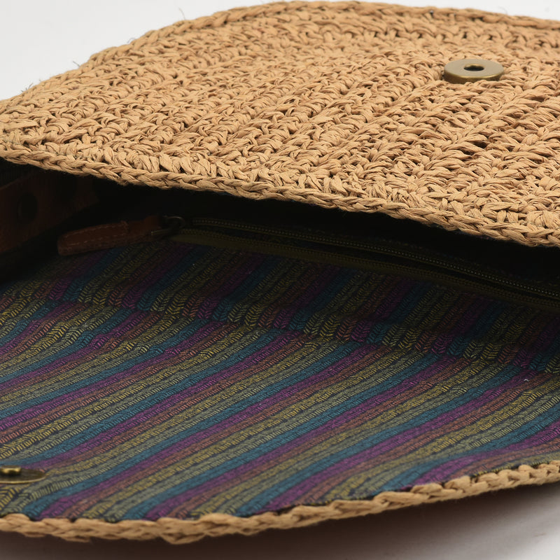 Zerjin - Marigold Raffia Sling Bag