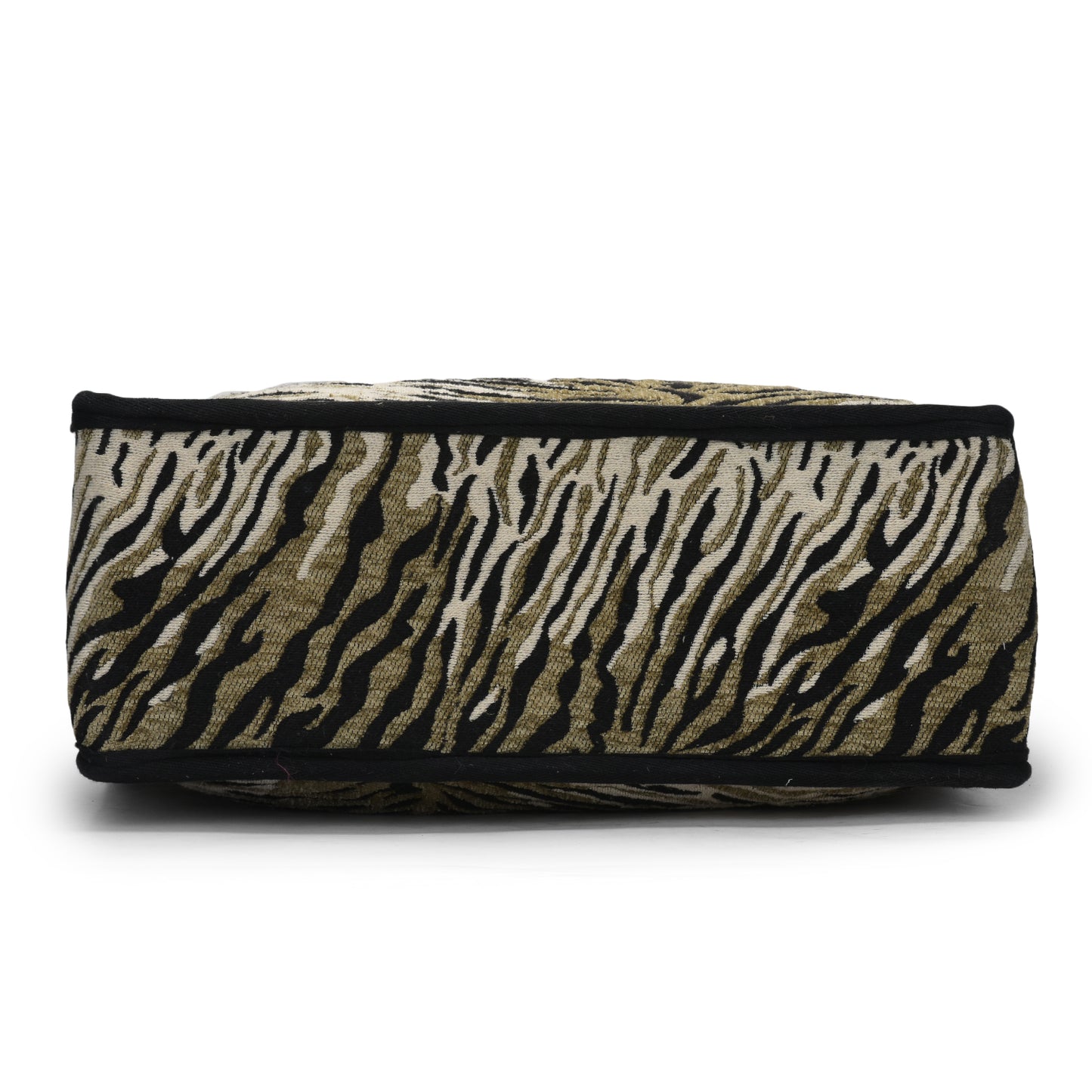 Anileo - Brown & Black Jacquard Jumbo Box Bag